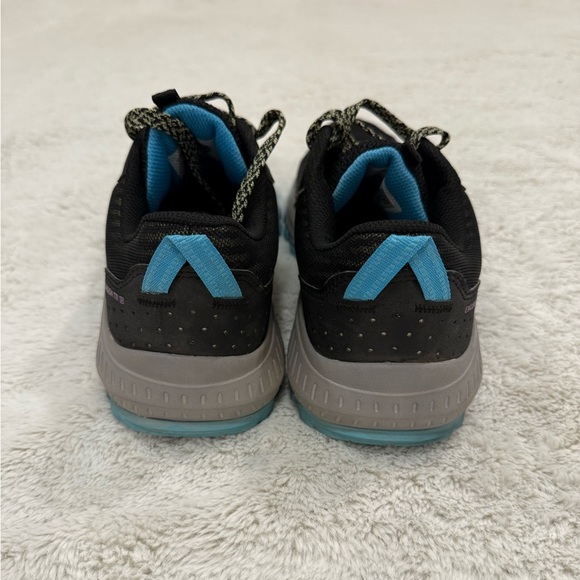 Saucony Womens Excursion Tr15 Trail Running Shoe 8.5 Black/Raz/Lime - Picture 3 of 6